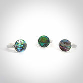 Hand made Paua Shell ring with sterling silver. Paua Shell ring with sterling silver hand made here in New Zealand. Shipping is included in the price.